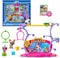 BANDAI - Littlest Pet Shop - Pets Got Talent Speelset - Speelset met 2 dieren, decor en accessoires - BF00558