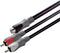 Bandridge - Bandridge BAL4600 Subwooferkabel 2x Rca Male - Rca Female 0.20 M Blauw - 30 Dagen Niet Goed Geld Terug
