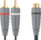 Bandridge - Bandridge BAL4600 Subwooferkabel 2x Rca Male - Rca Female 0.20 M Blauw - 30 Dagen Niet Goed Geld Terug