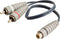 Bandridge - Bandridge BAL4600 Subwooferkabel 2x Rca Male - Rca Female 0.20 M Blauw - 30 Dagen Niet Goed Geld Terug