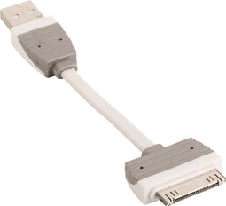 Bandridge - Bandridge BBM39100W01 Data En Oplaadkabel Apple Dock 30-pins - A Male 0.10 M Wit - 30 Dagen Niet Goed Geld Terug