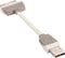 Bandridge - Bandridge BBM39100W01 Data En Oplaadkabel Apple Dock 30-pins - A Male 0.10 M Wit - 30 Dagen Niet Goed Geld Terug