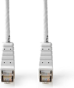 Bandridge - Bandridge BCL8205 Cat6 F/utp-netwerkkabel Rj45 Male - Rj45 Male Haaks 5,00 M Wit