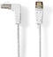Bandridge - Bandridge BCL8205 Cat6 F/utp-netwerkkabel Rj45 Male - Rj45 Male Haaks 5,00 M Wit