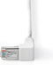 Bandridge - Bandridge BCL8205 Cat6 F/utp-netwerkkabel Rj45 Male - Rj45 Male Haaks 5,00 M Wit