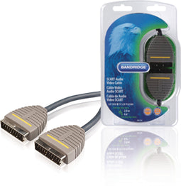 Bandridge BVL7102 Scart Kabel 21 Pins - 2 meter
