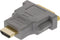 Bandridge BVP100 High Speed Hdmi Adapter Hdmi-connector - Dvi-d 24+1-pins Female Grijs