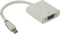 Bandridge Mini DisplayPort naar VGA adapter - 0,20 meter