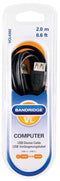 Bandridge USB 2.0 A Male naar USB 2.0 A Female - 2 m