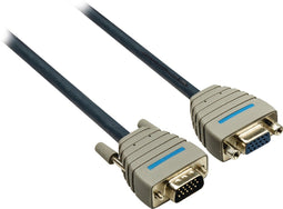 Bandridge - VGA (D-Sub) naar VGA (D-Sub) female - 2 m - Zwart;Grijs
