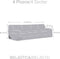 Bankbedekking Eysa BRONX Smaragdgroen 70 x 110 x 240 cm