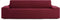 Bankbedekking Eysa JAZ Bordeaux 70 x 120 x 330 cm