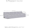 Bankbedekking Eysa JAZ Bordeaux 70 x 120 x 330 cm