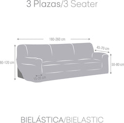 Bankbedekking Eysa JAZ Grijs 70 x 120 x 260 cm