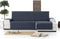 Bankbedekking Eysa MID Blauw 100 x 110 x 290 cm
