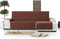 Bankbedekking Eysa MID Terra cotta 100 x 110 x 240 cm