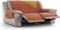 Bankbedekking Eysa NORUEGA Terra cotta 100 x 110 x 160 cm