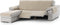 Bankbedekking Eysa NORUEGA Wit 100 x 110 x 200 cm