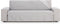 Bankbedekking Eysa SILVER Lichtgrijs 100 x 110 x 155 cm