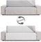 Bankbedekking Eysa SILVER Lichtgrijs 100 x 110 x 155 cm