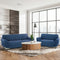 Bankbedekking Sofakover Pocket Duo Romeo 2 Stuks - Blauw