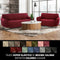 Bankbedekking Sofakover Pocket Duo Romeo 2 Stuks - Bordeaux