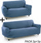 Bankbedekking Sofakover Pocket Duo Romeo 2 Stuks - Celeste