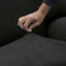 Bankbedekking Sofakover Pocket Duo Romeo 2 Stuks - Zwart