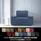 Bankbedekking Sofakover Romeo 1 plaza - Blauw