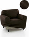 Bankbedekking Sofakover Romeo 1 plaza - Bruin