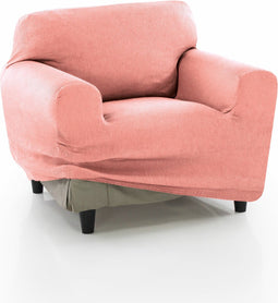 Bankbedekking Sofakover Romeo 1 plaza - Licht Roze