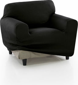Bankbedekking Sofakover Romeo 1 plaza - Zwart