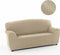 Bankbedekking Sofakover Romeo 180 - 220 cm 3 plaatsen - Beige