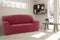 Bankbedekking Sofakover Romeo 180 - 220 cm 3 plaatsen - Fuchsia