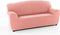 Bankbedekking Sofakover Romeo 220 - 260 cm 4 plaatsen - Licht Roze