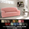 Bankbedekking Sofakover Romeo 220 - 260 cm 4 plaatsen - Licht Roze