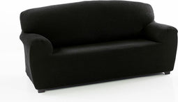 Bankbedekking Sofakover Romeo 220 - 260 cm 4 plaatsen - Zwart
