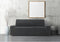 Bankbedekking Sofaskins NIAGARA Donker grijs - 2-zitsbank 140 - 180 cm