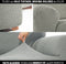 Bankbedekking Sofaskins NIAGARA Lichtgrijs - 1-zitsfauteuil 70 - 110 cm