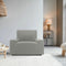 Bankbedekking Sofaskins NIAGARA Lichtgrijs - 1-zitsfauteuil 70 - 110 cm