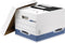Bankers Box opbergdoos standaard blauw wit A4