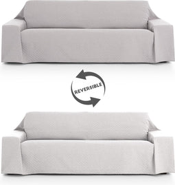 Bankhoes Eysa SILVER Lichtgrijs 400 x 270 cm Omkeerbaar
