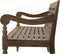 Bankje Risban 3-zits - 160x65x88 - Naturel - Teak