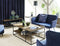 Bankje Rivoli Smoked 120 cm - Giga Living