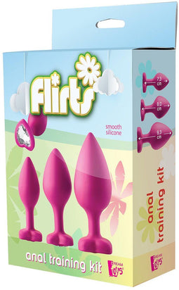 Dream Toys Buttplug FLIRTS ANAL TRAINING KIT GEM STONE Roze