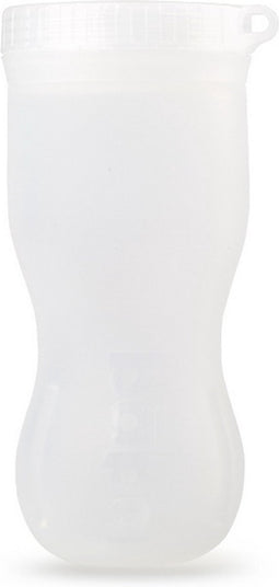 Bapa FlipBottle - Drinkfles - 580ml - Wit - Doorzichtig - BPA vrij