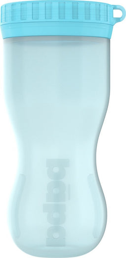 Bapa FlipBottle - Knijpfles - 580ml - Blauw - Doorzichtig