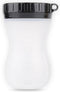 Bapa FlipBottle Water- Knijpfles 580ml Doorzichtig WIT/ZWART