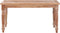 vidaXL - Salontafel - Batavia - 90x50x45 - cm - massief - teakhout - whitewash
