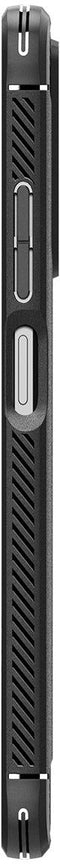 Spigen Rugged Armor - Soft case - Militaire standaard en Air Cushion technologie - Zwart